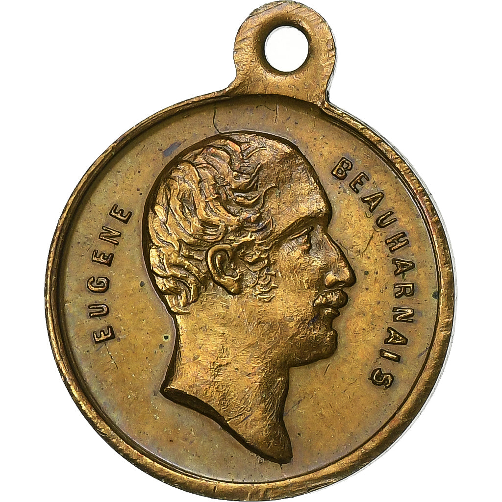 Frankreich, Medaille, Inauguration du Boulevard Eugène, 1862, Messing, Trotin