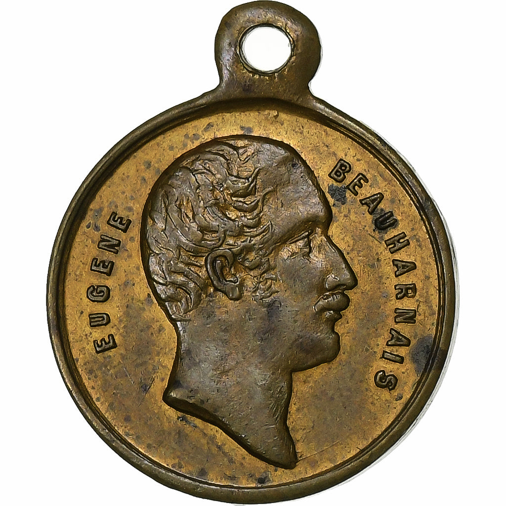 Frankreich, Medaille, Inauguration du Boulevard Eugène, 1862, Messing, Trotin