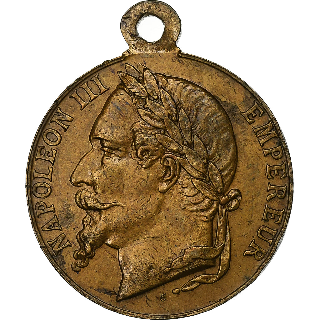 Frankrijk, Medaille, Napoléon III, Concours International à Cambrai, 1865