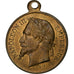 Francia, medaglia, Napoléon III, Bal des Pauvres du XIème Arrondissement