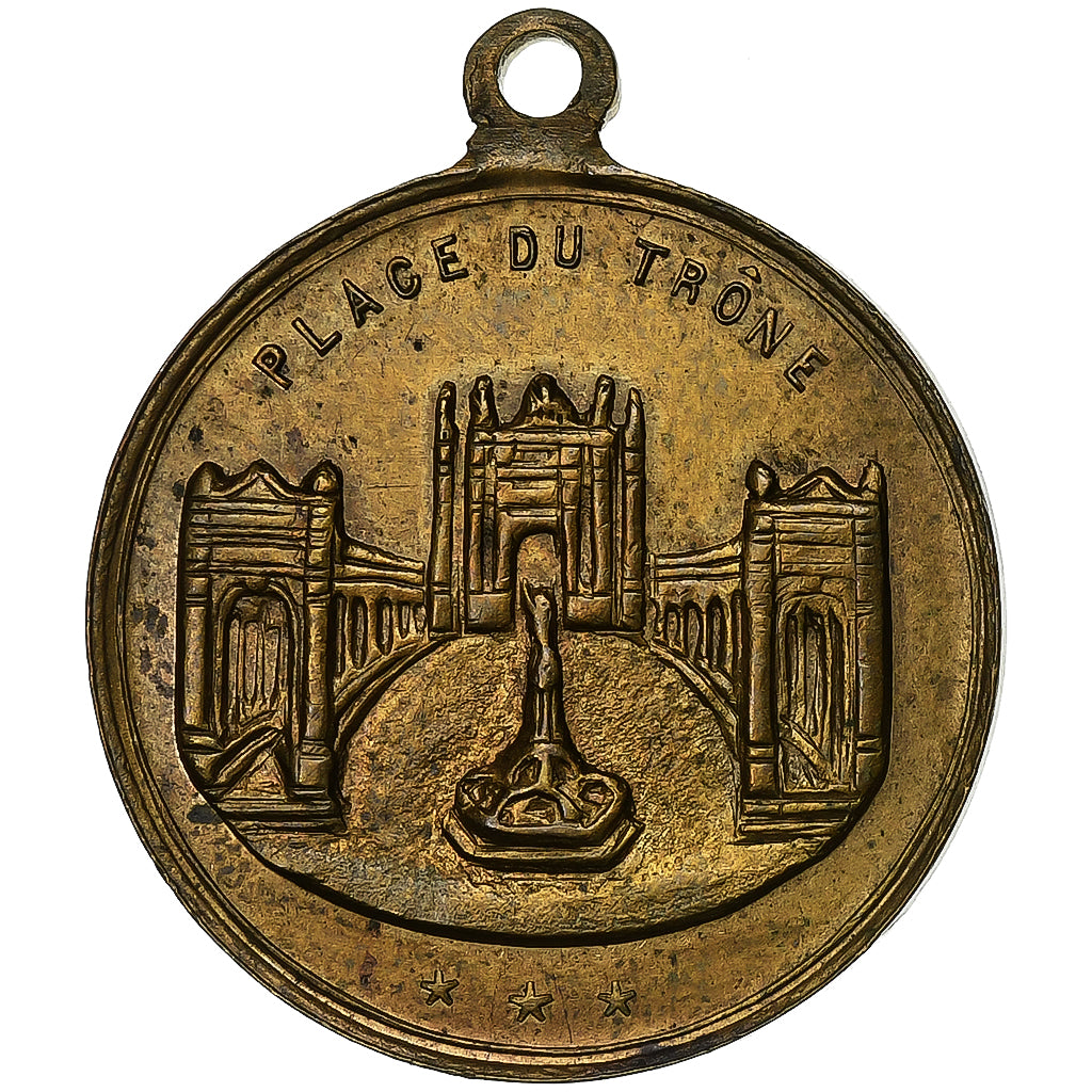 Francia, medaglia, Inauguration du Boulevard Eugène, 1862, Ottone, BB