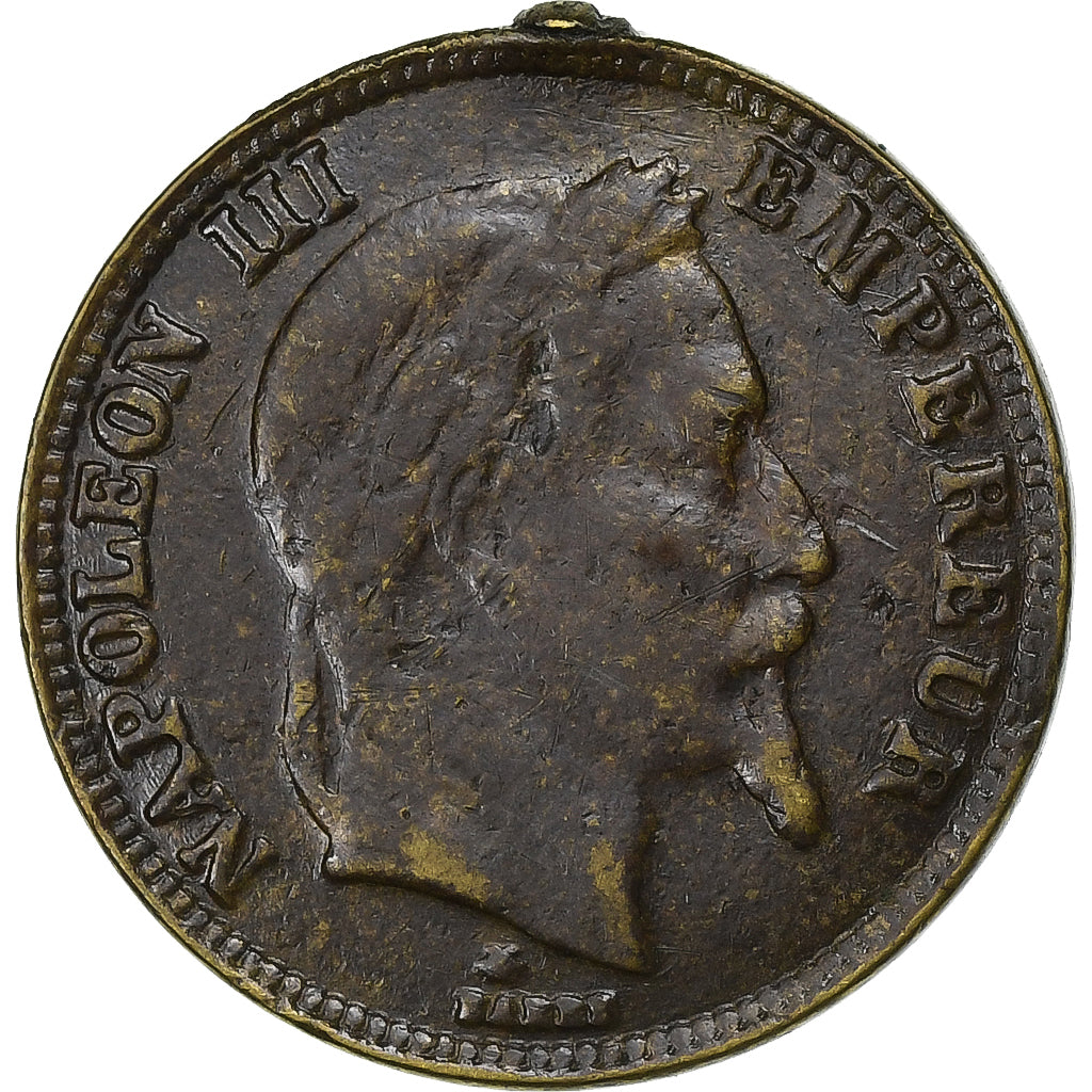Frankreich, Medaille, Napoléon III, Empereur, Messing, S+