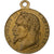 Frankrijk, Medaille, Napoléon III, Fêtes de Nancy, 1866, Tin, ZF+