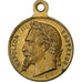 Frankreich, Medaille, Napoléon III, Fêtes de Lille, 1867, Messing, SS+