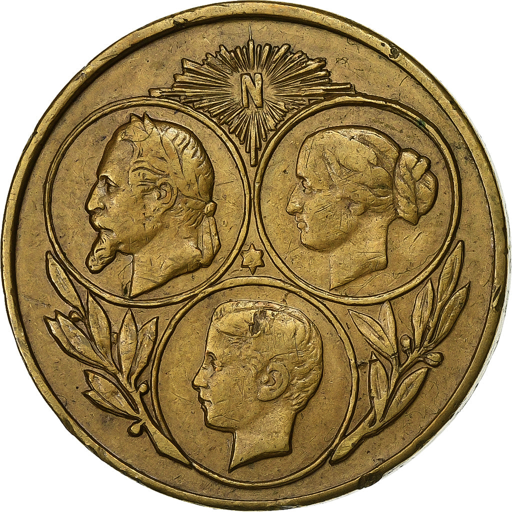 Frankreich, Medaille, Inauguration du Chemin de Fer de Fougères à Vitré