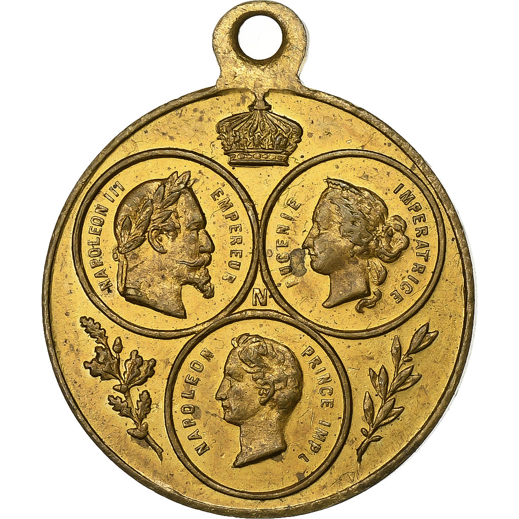 Frankreich, Medaille, Concours Agricole de Rouen, 1868, Messing, VZ