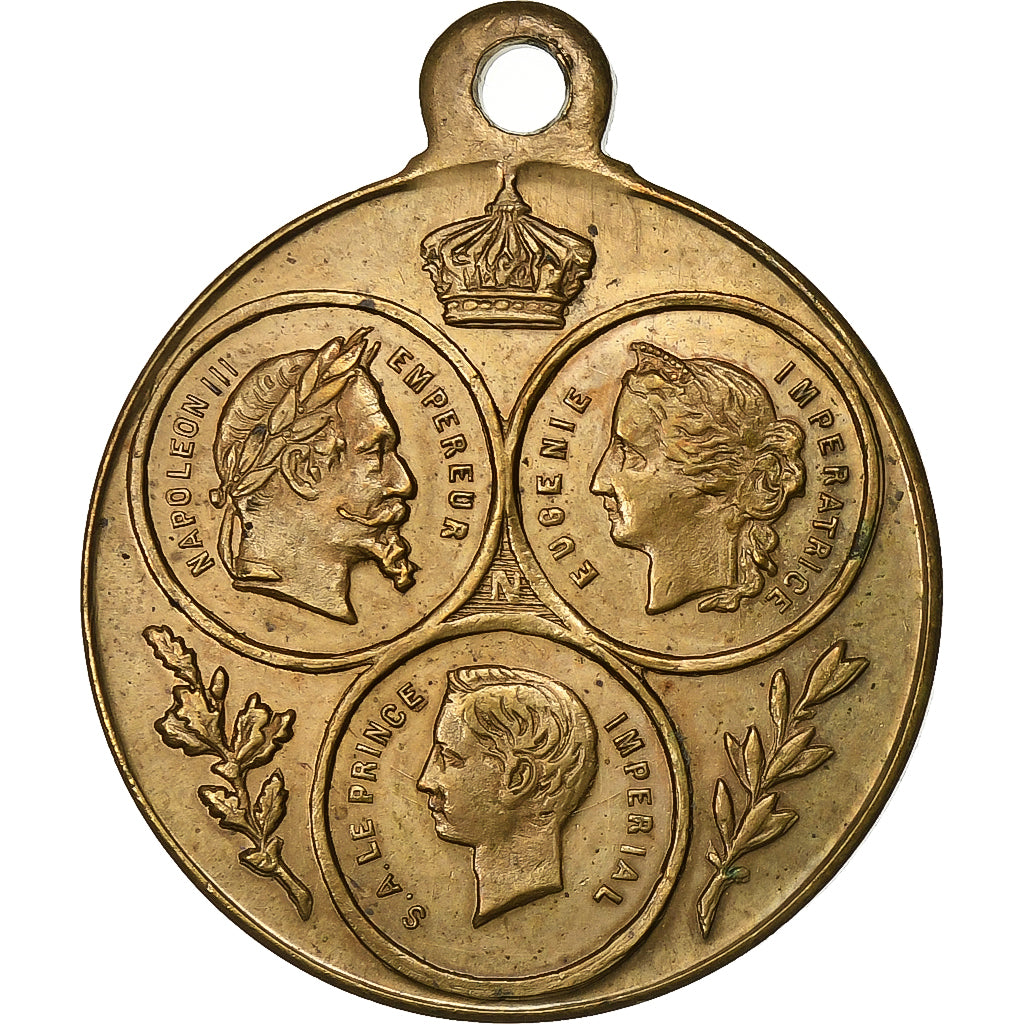 Frankreich, Medaille, Napoléon III, Exposition Internationale Maritime du