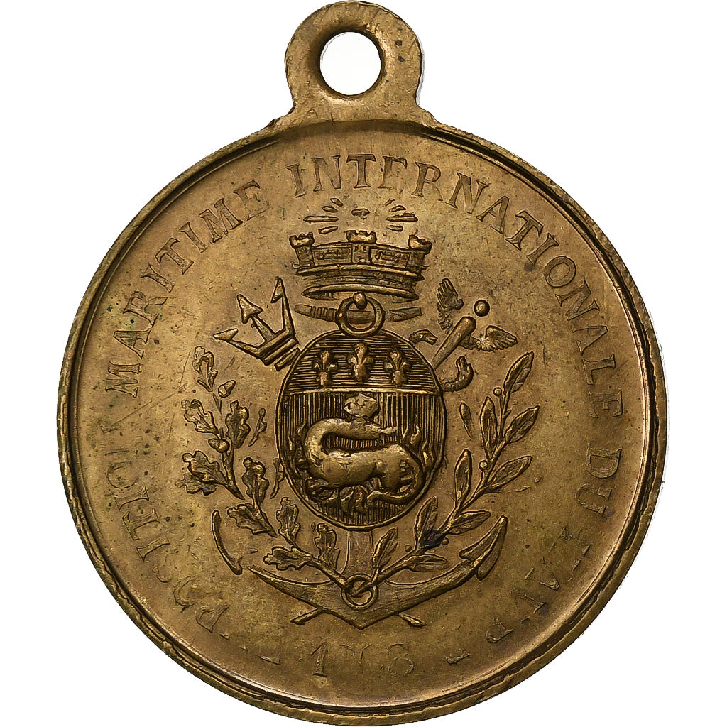 Frankreich, Medaille, Napoléon III, Exposition Internationale Maritime du