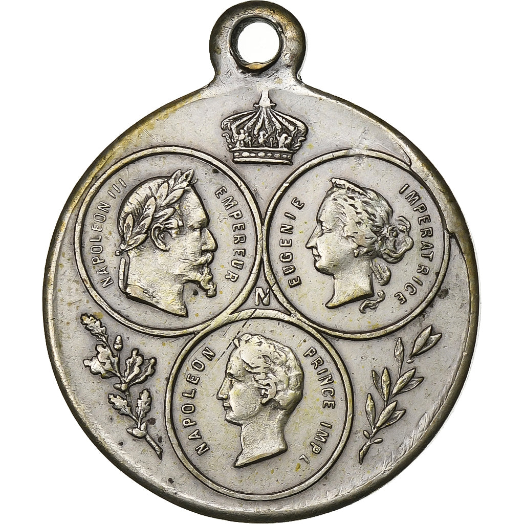 Frankreich, Medaille, Napoléon III, Exposition Internationale Maritime du