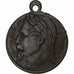 Francia, medaglia, Napoléon III, Concours de Musique, Mantes, 1869, Rame, MB+