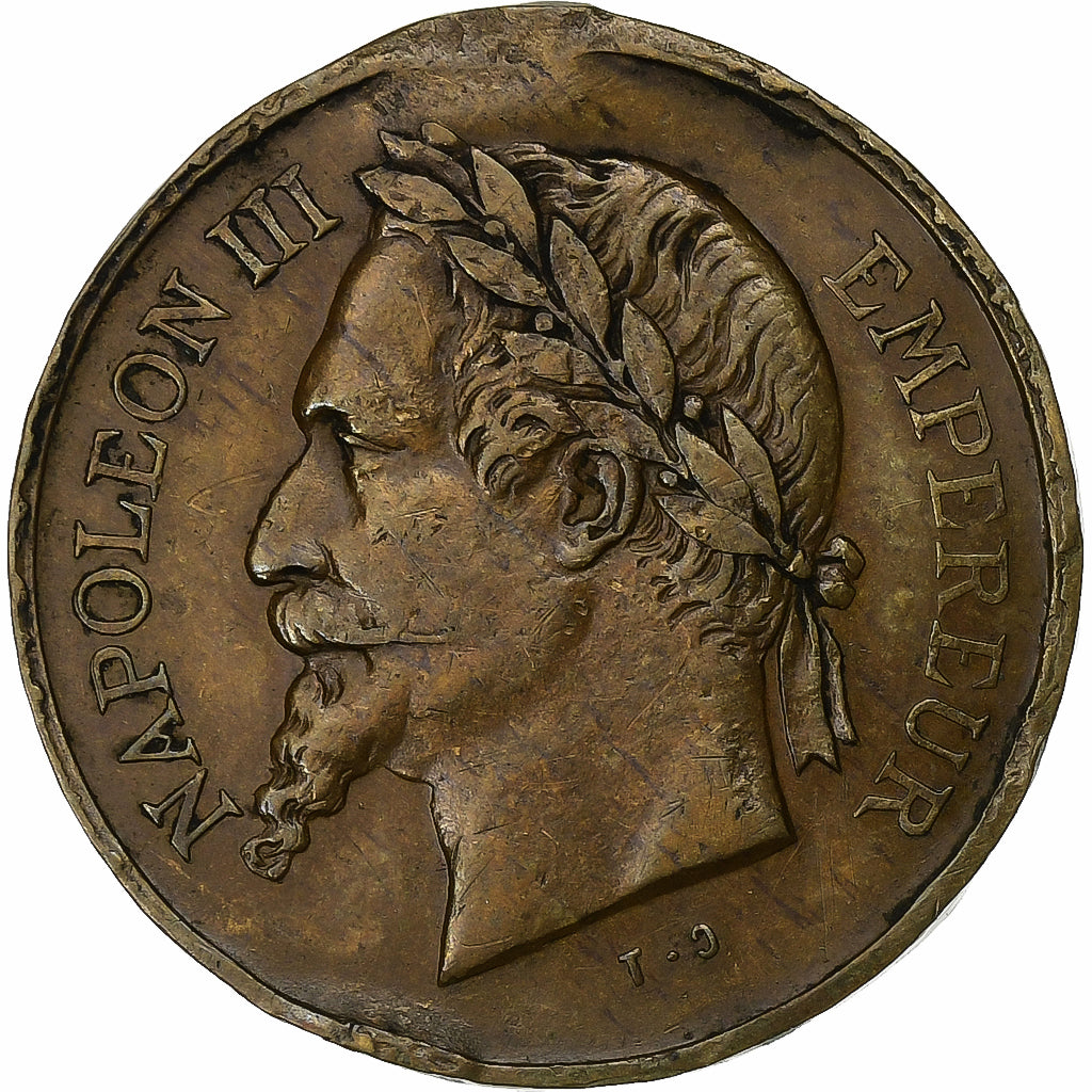 Frankreich, Medaille, Napoléon III, Fêtes de Lille, 1870, Messing, Trotin, SS