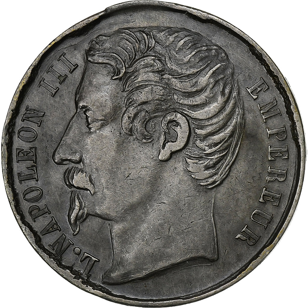France, Medal, Visite de la reine d’Angleterre, séjour à St Cloud, 1855