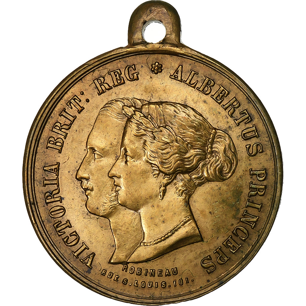 France, Médaille, Visite de la Reine Victoria et du Prince Albert à Paris