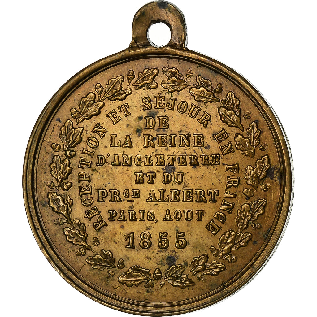 France, Médaille, Visite de la Reine Victoria et du Prince Albert à Paris