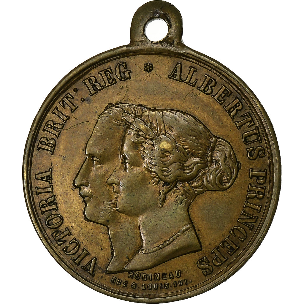 França, medalha, Visite de la Reine Victoria et du Prince Albert à Paris