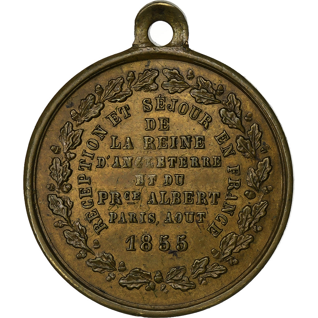 França, medalha, Visite de la Reine Victoria et du Prince Albert à Paris