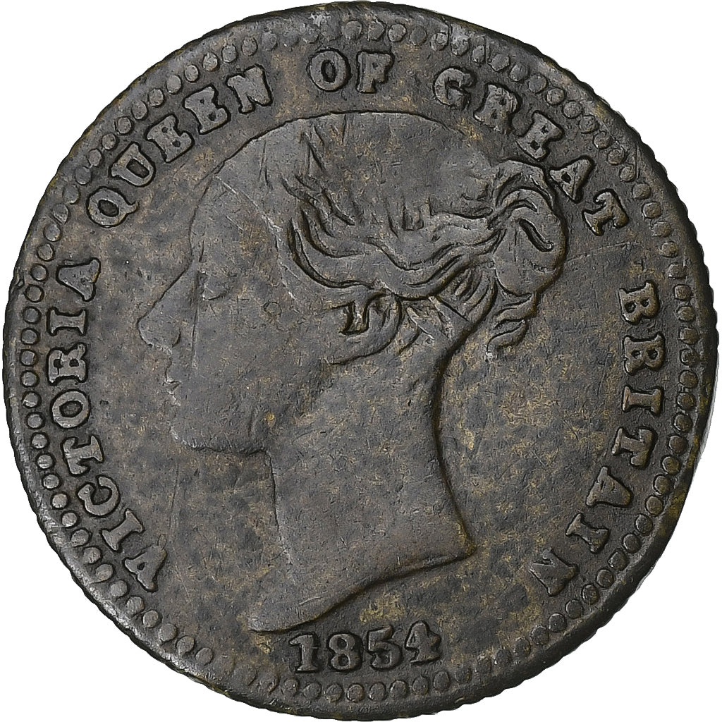 Frankreich, Medaille, Queen Victoria, Napoléon III, 1864, Messing, S+