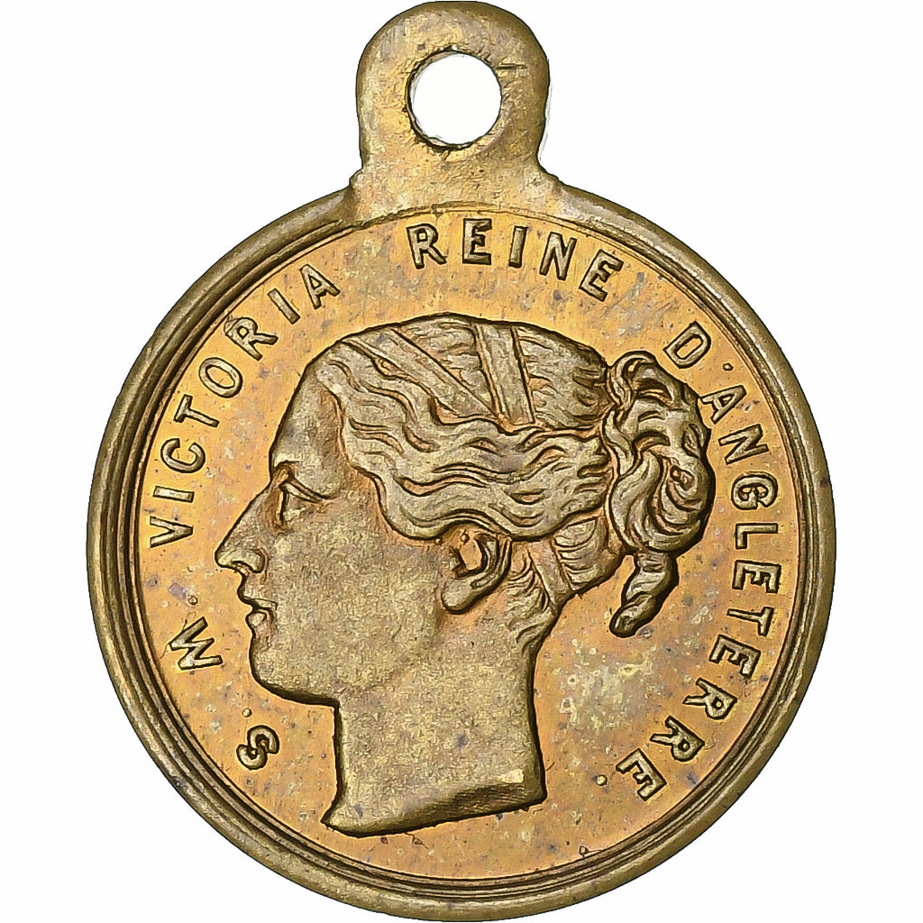 Frankrijk, Medaille, Sacre de la Reine Victoria, 1837, Tin, ZF+