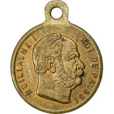 Francia, medalla, Visite de Guillaume Ier à Paris, 1867, Latón, MBC+