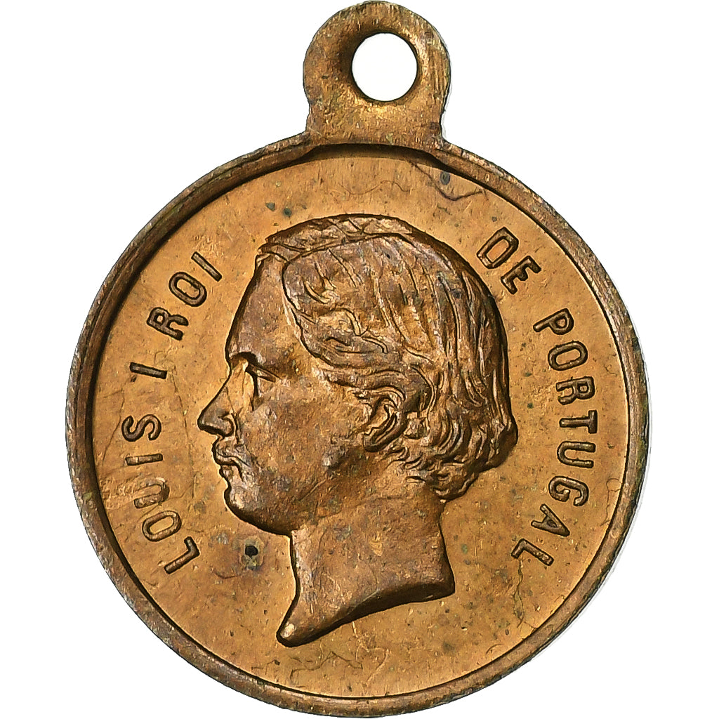 France, Médaille, Visite de Louis I à l'Exposition Universelle de Paris, 1867