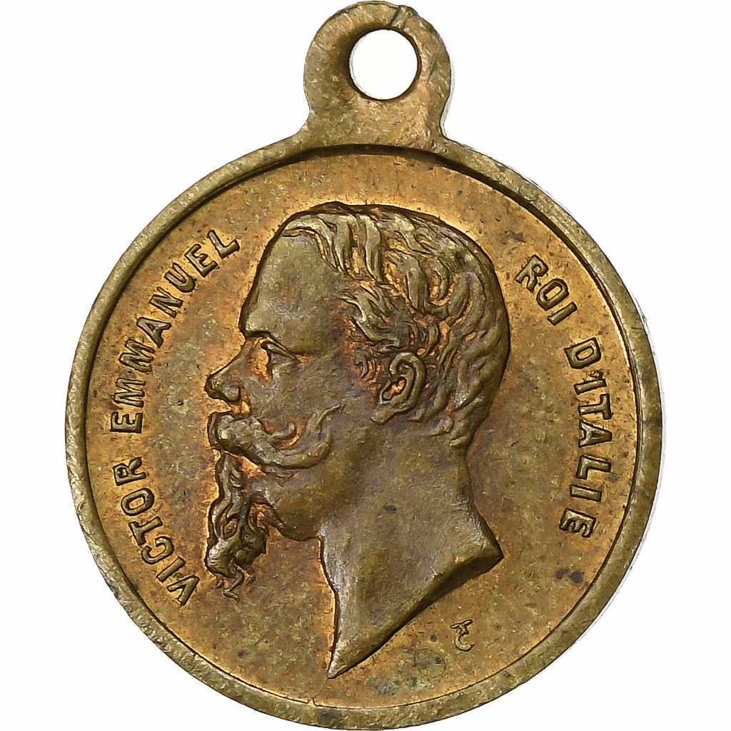 France, Medal, Visite de Victor Emmanuel à l'Exposition Universelle, 1867