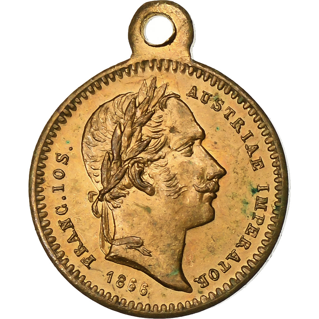 France, Medal, Visite de François-Joseph à l'Exposition Universelle, 1867