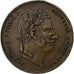 Frankreich, Medaille, Voyage de François-Joseph I à Paris, 1867, Messing, SS+