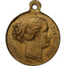 Frankreich, Medaille, Eugénie Impératrice, Messing, Trotin, SS+