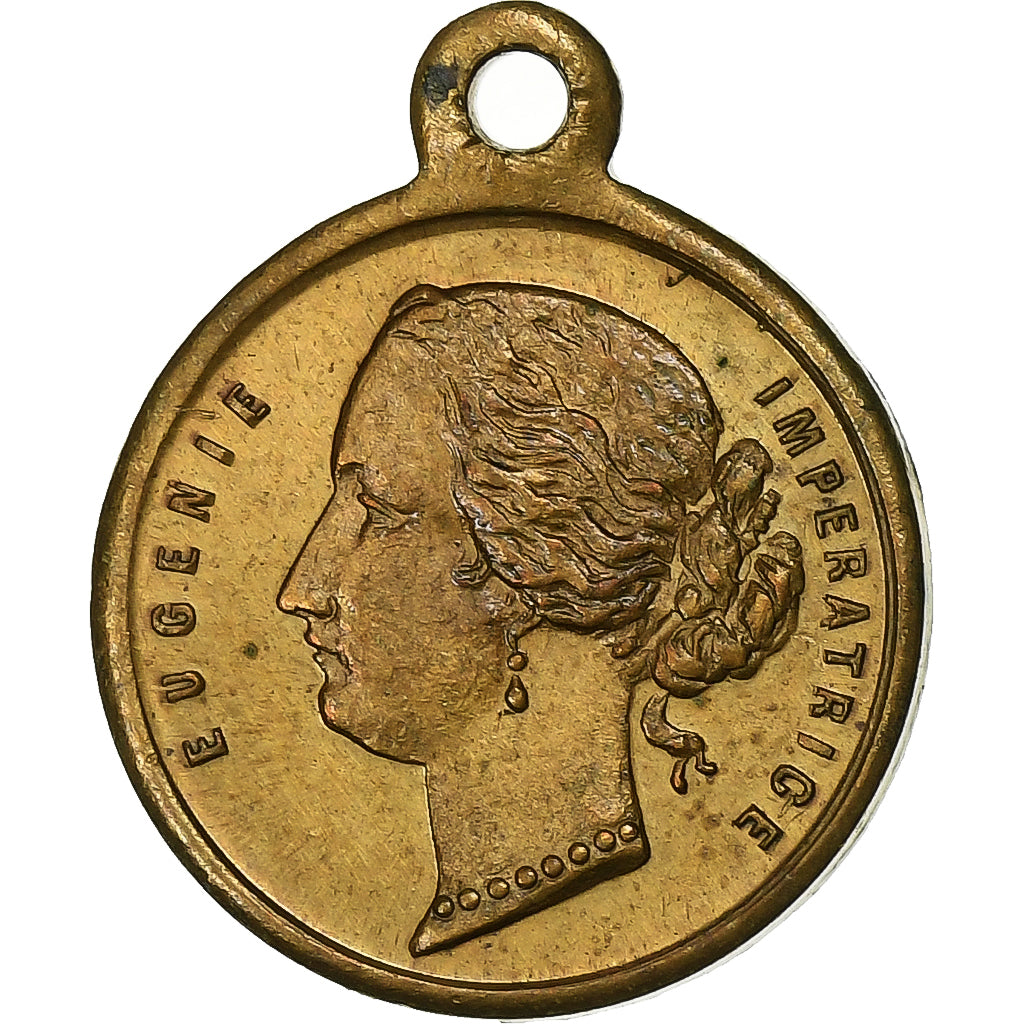 Francia, medaglia, Eugénie Impératrice, Ottone, BB+