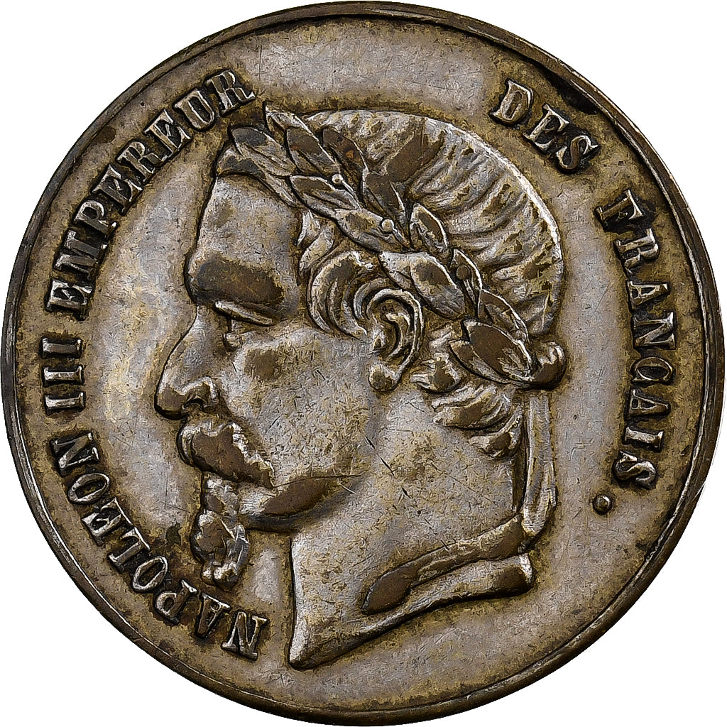 Frankrijk, Medaille, Napoléon Ier, Napoléon III, Empereurs, Silvered Brass, ZF