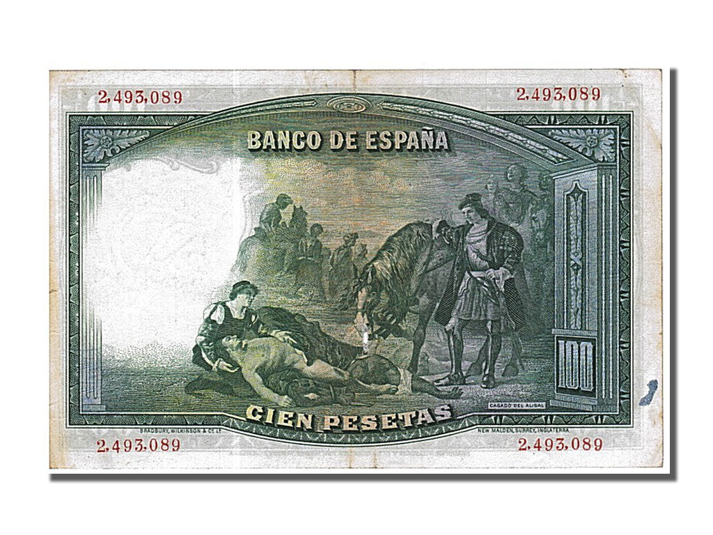 Geldschein, Spanien, 100 Pesetas, 1931, 1931-04-25, SS