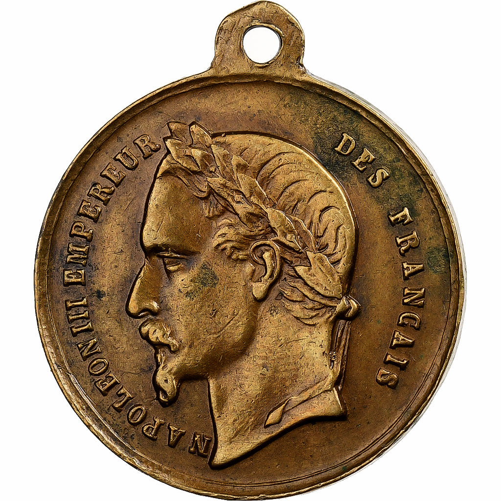 Frankreich, Medaille, Napoléon Ier, Napoléon III, Empereurs, Messing, SS+