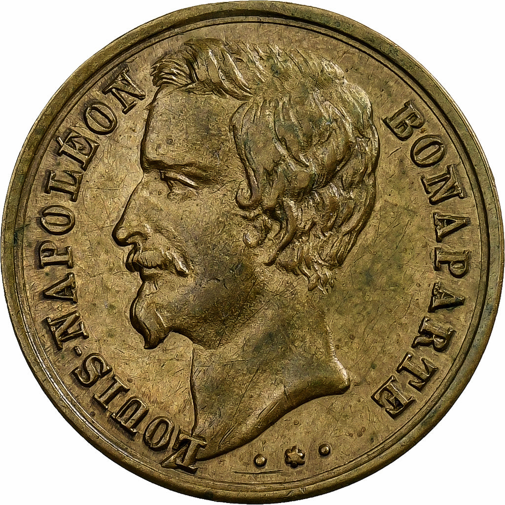 Francia, medaglia, Louis Napoléon Bonaparte, Président de la République
