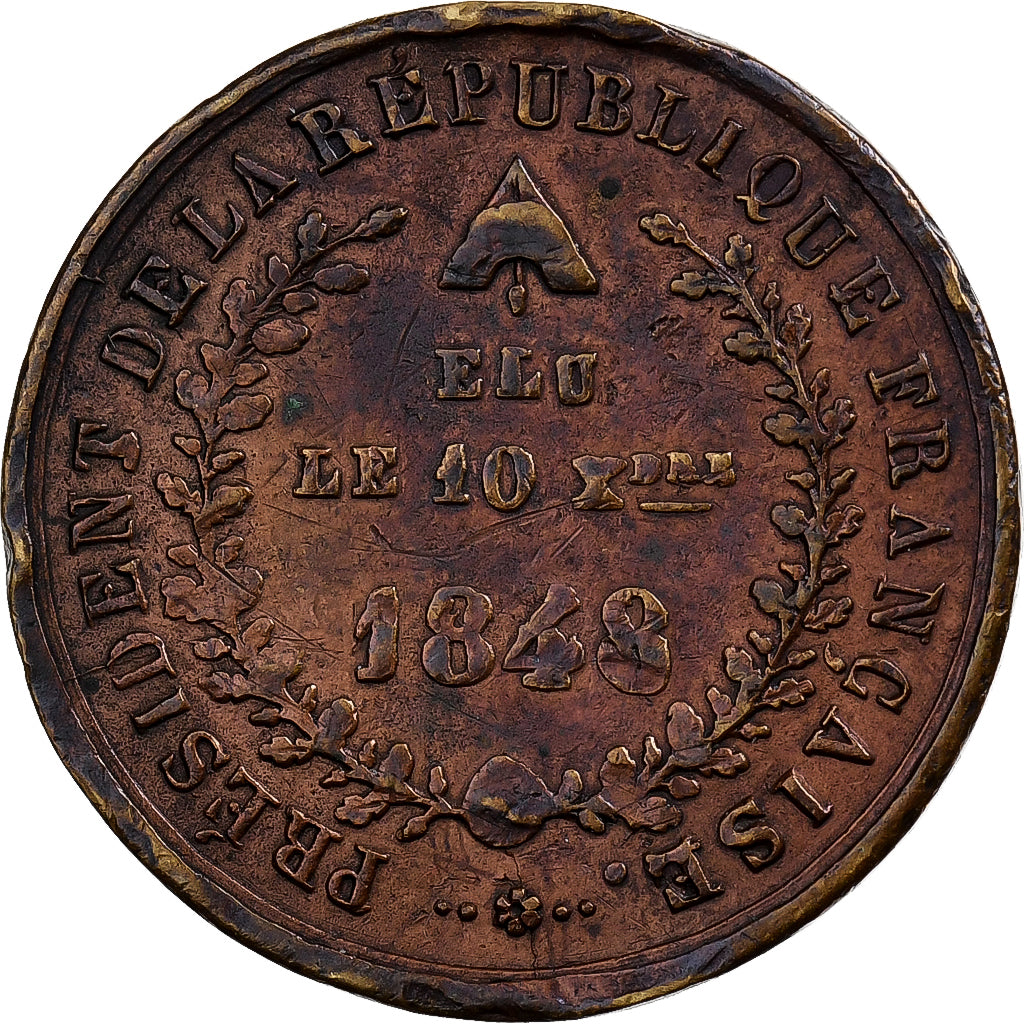 Francia, medaglia, Louis Napoléon Bonaparte, Président de la République