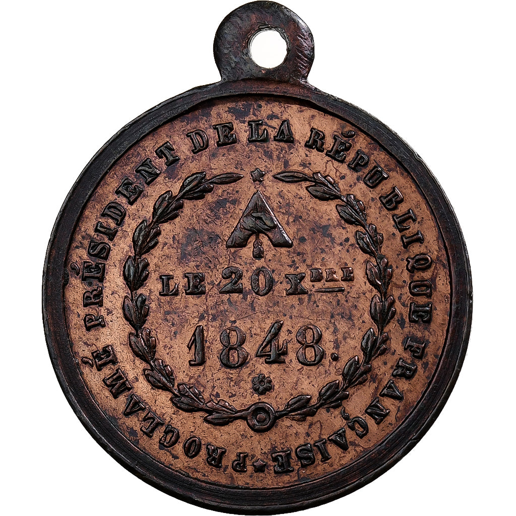 Francia, medaglia, Louis Napoléon Bonaparte, Président de la République