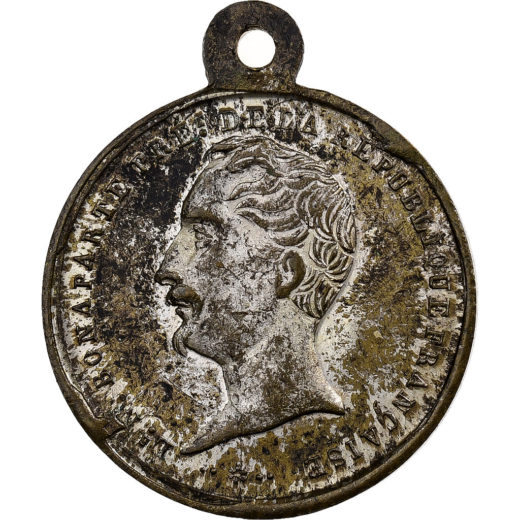 Francia, medaglia, Louis Napoléon Bonaparte, Président de la République