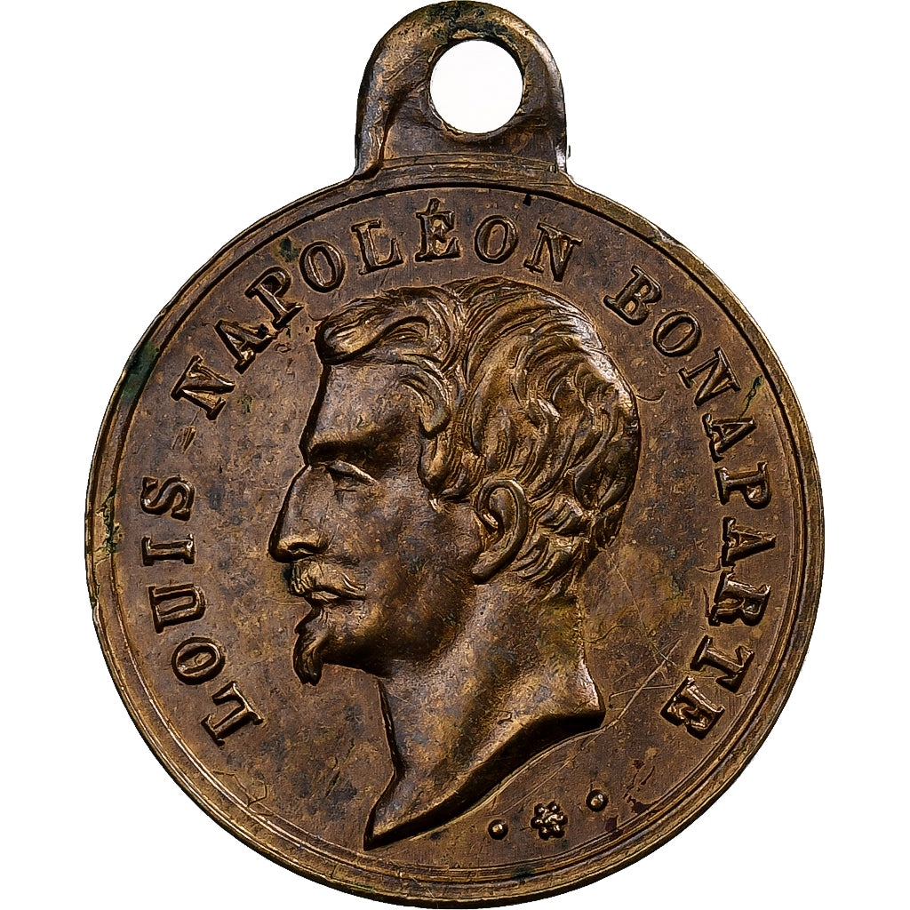 Francia, medaglia, Louis Napoléon Bonaparte, Président de la République