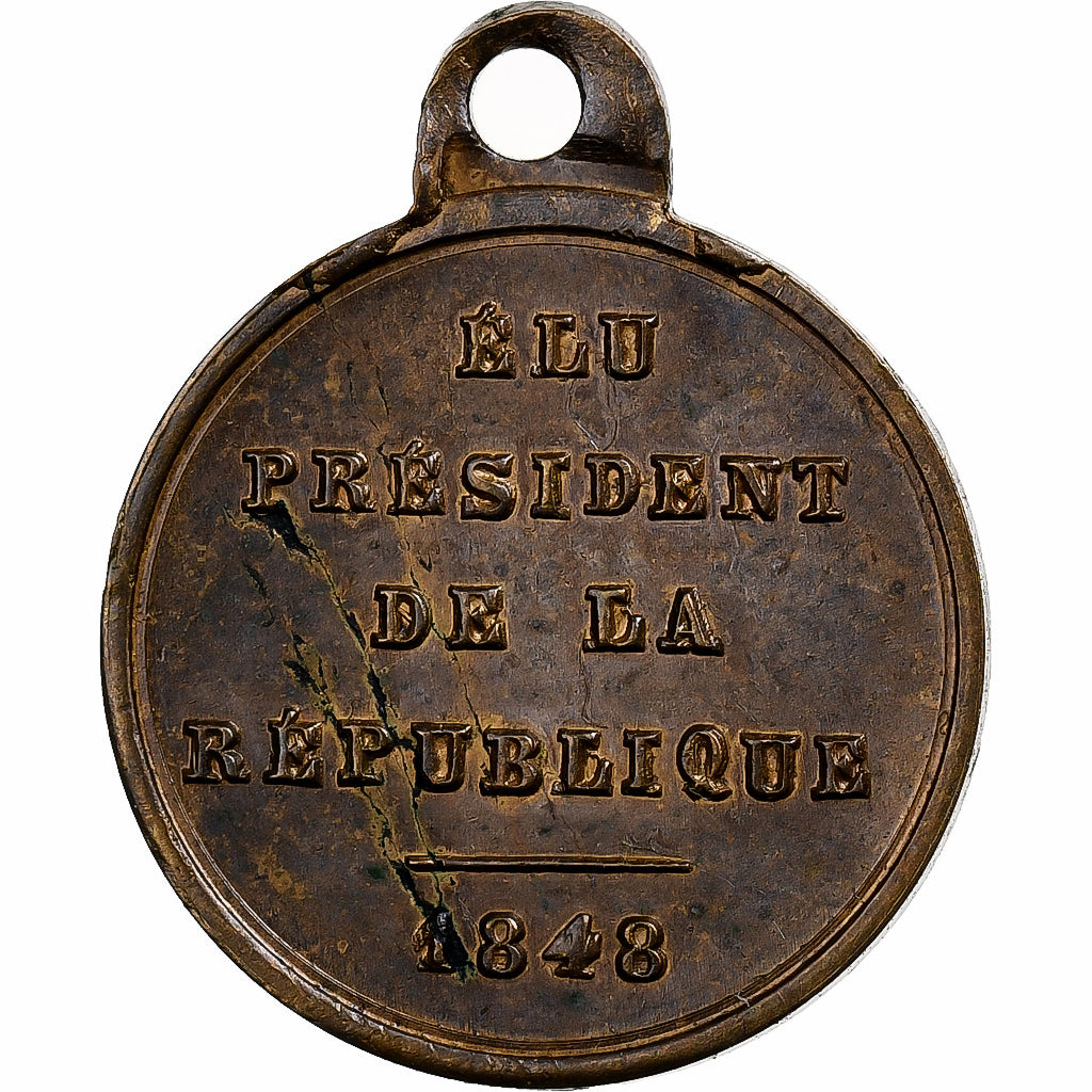 Francia, medaglia, Louis Napoléon Bonaparte, Président de la République