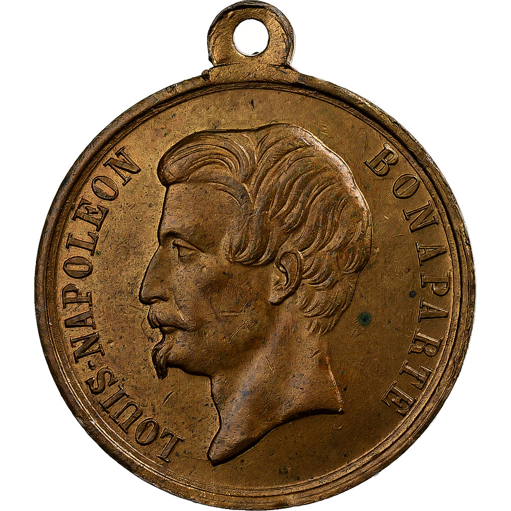 Francia, medaglia, Louis Napoléon Bonaparte, Président de la République