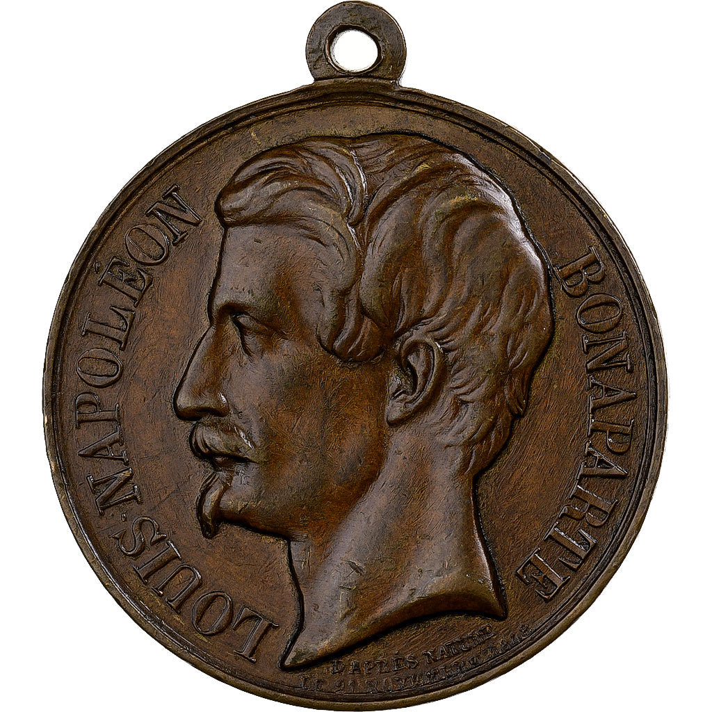 Francia, medaglia, Louis Napoléon Bonaparte, Président de la République