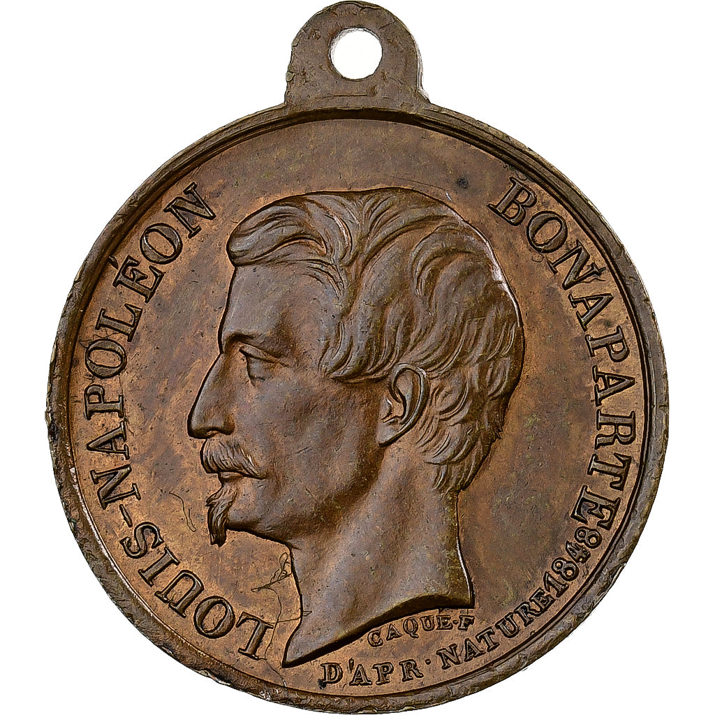 Francia, medaglia, Louis Napoléon Bonaparte, Président de la République