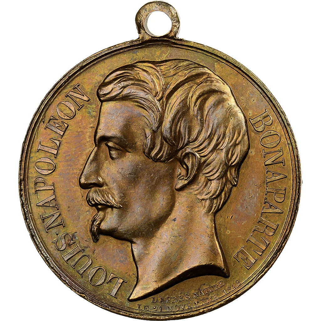 Francia, medaglia, Louis Napoléon Bonaparte, Président de la République