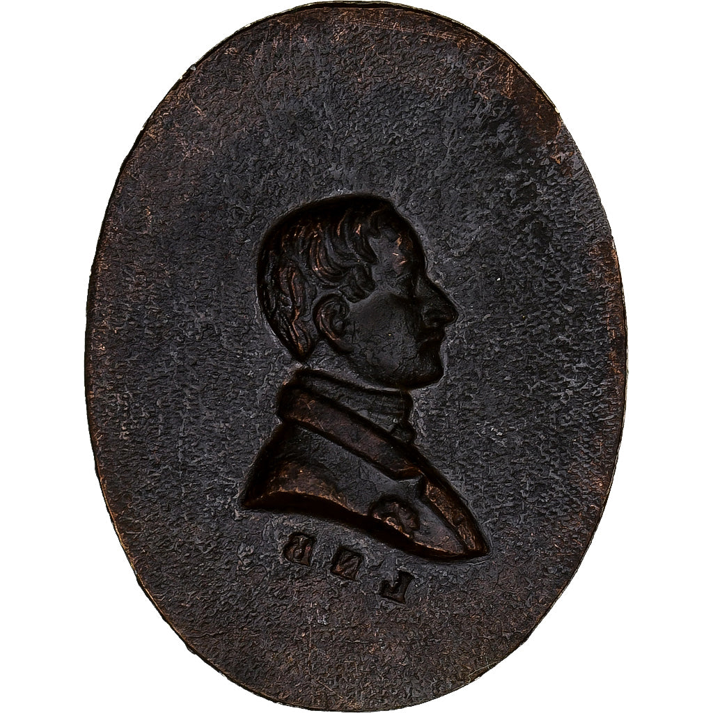 França, medalha, Louis Napoléon Bonaparte, 1848, Cobre, Cliché Uniface