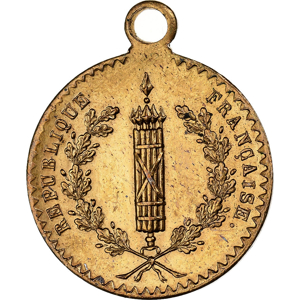 France, Medal, 1er Anniversaire de la Révolution de 1848, Banquets Socialistes