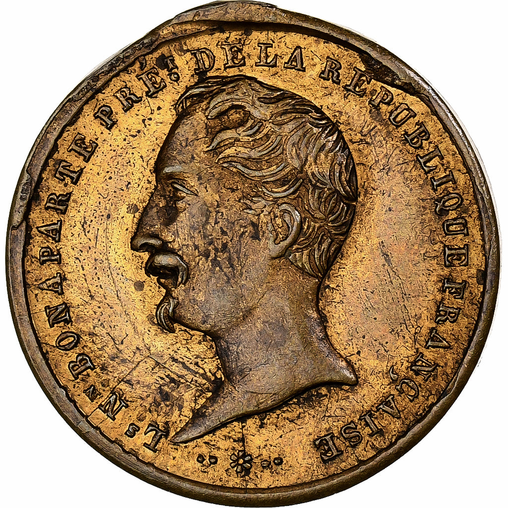 France, Medal, Louis Napoléon Bonaparte, Président de la République, 1848