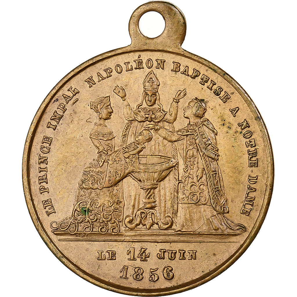 Frankreich, Medaille, Napoléon III, Baptème du Prince Impérial, 1856