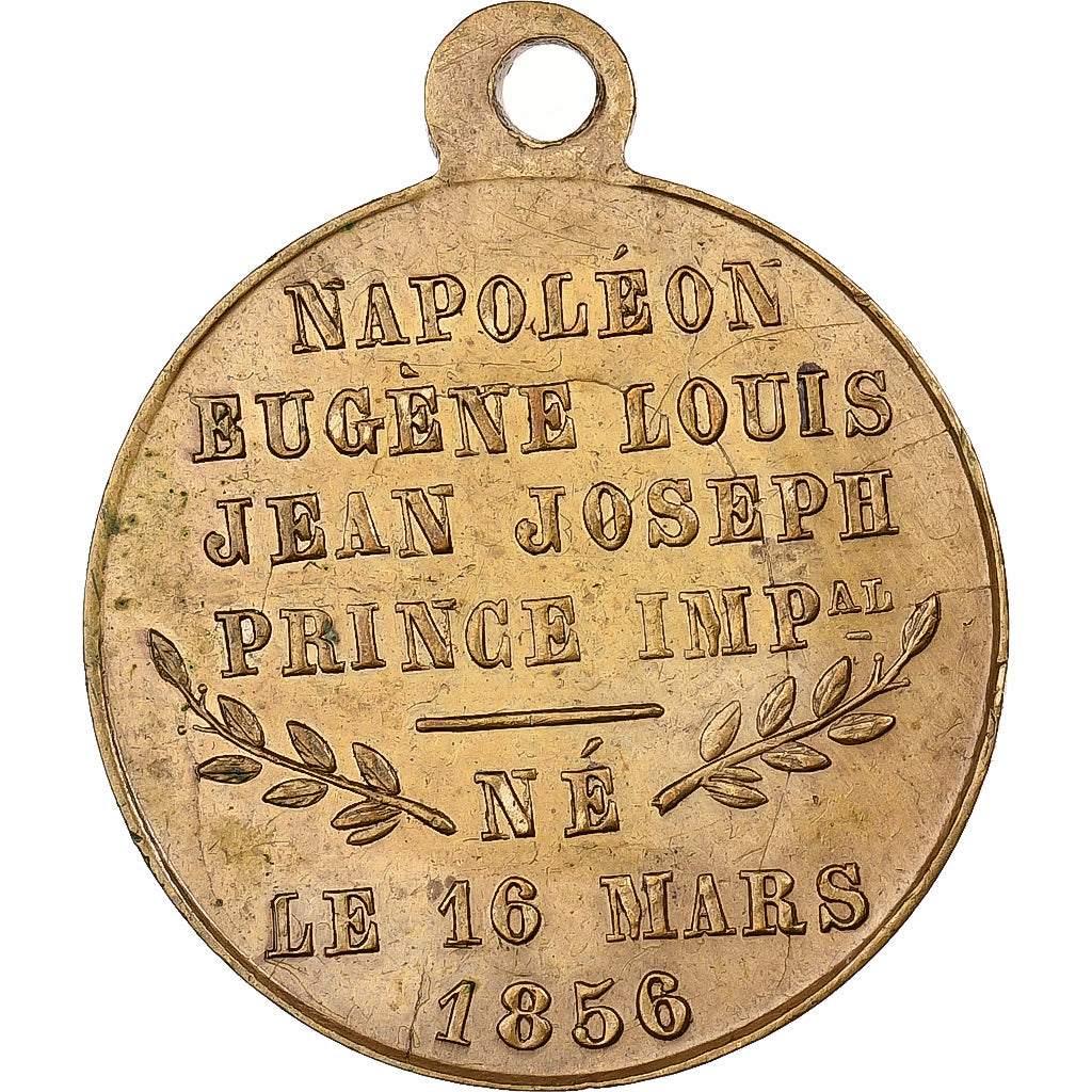 Frankreich, Medaille, Napoléon III, Baptème du Prince Impérial, 1856