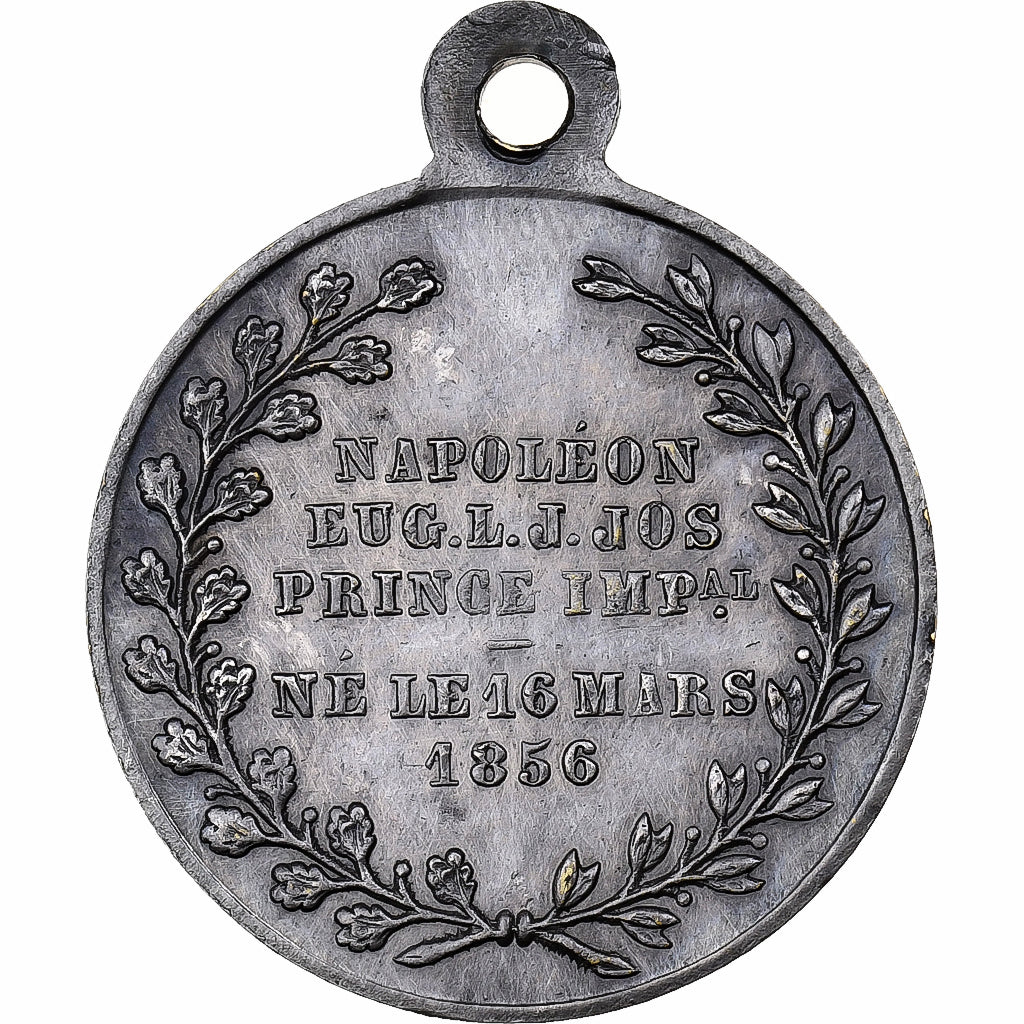 Frankreich, Medaille, Napoléon III, Baptème du Prince Impérial, 1856