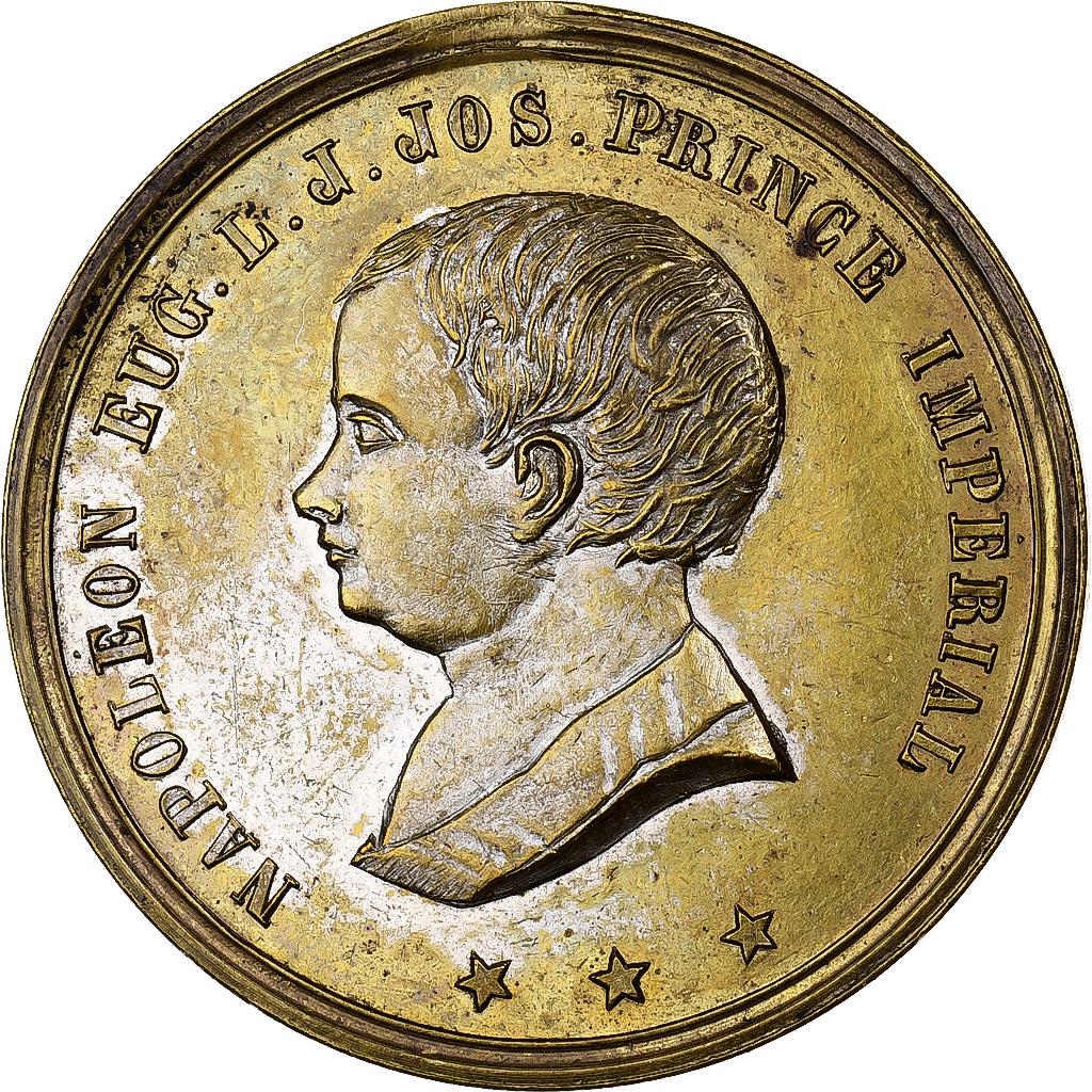 Frankreich, Medaille, Napoléon III, Baptème du Prince Impérial, 1856