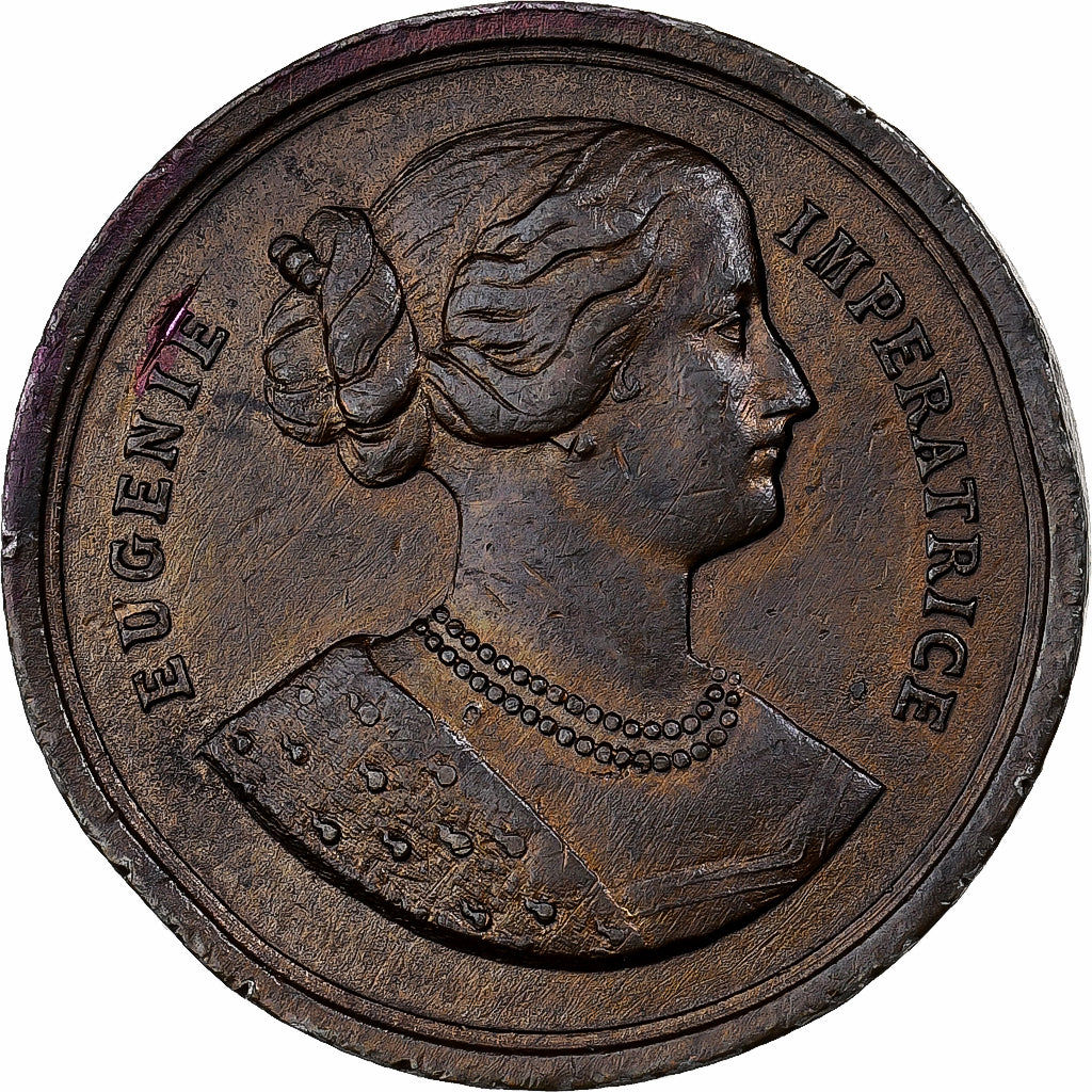 Frankrijk, Medaille, Eugénie Impératrice, Napoléon Prince Impérial, 1856